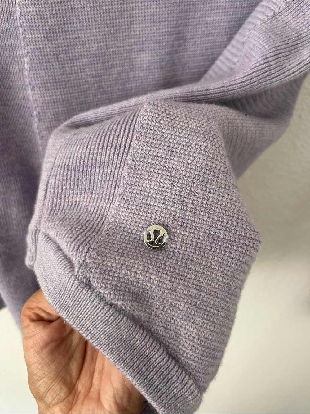 Lululemon Merino Wool Sweater Purple Fits 4/6 - Picture 2 of 6